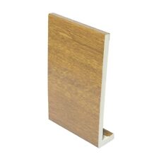 IRISH OAK Fascia UPVC Window Cill Capping Board Plastic PVC - 9mm Thick  x 5m