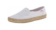 Rocket Dog Canna Lucky White Eyelet Espadrille Sneaker Flats, Size 9 - NEW
