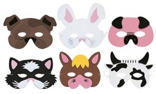 EVA Foam Farm Animal Masks |
