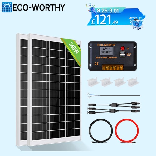 Eco worthy 12v 240w solar - 240w,