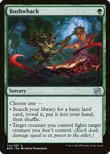 Mtg bushwhack nm - bushwhack, (174)
