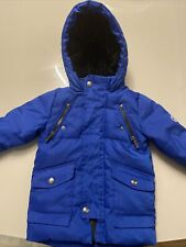 Boys Lola & Maverick Blue Winter Coat 18 -24 Months