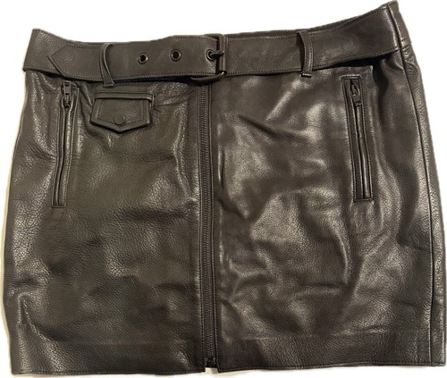 Black calf leather moto - a.l.c.,