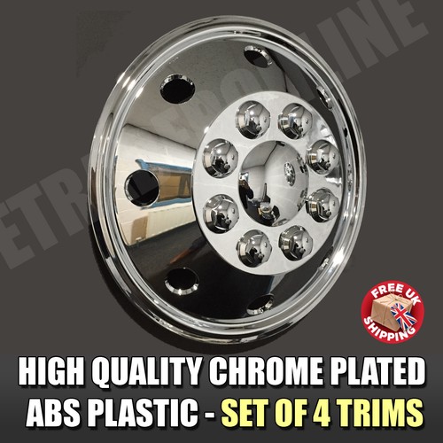 Chrome van wheel trims - van,
