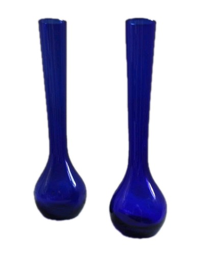 Pair vtg hand - hand, blown