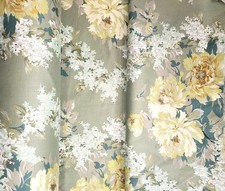 Vintage Shabby Chic Burgess Ledward "Samantha" Cotton Fabric Roll 12M X 1.2M