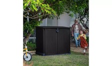 Large Keter Store MIDI Garden Lockable Storage Box XL Shed Outside Bike Bin Tool