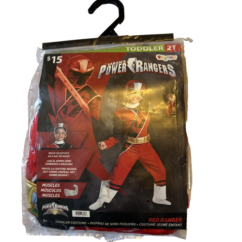 Boys red power ranger mighty - boys,