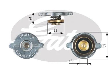 Cap radiator fits bmw - cap,,