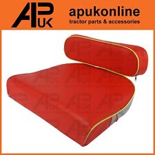 Red & Yellow Piping Seat Cushion for David Brown 880 950 990 Implematic Tractor