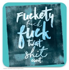 Coaster Drinks Mat Funny RUDE Offensive Comedy Humour Novelty Cheap Present Gift