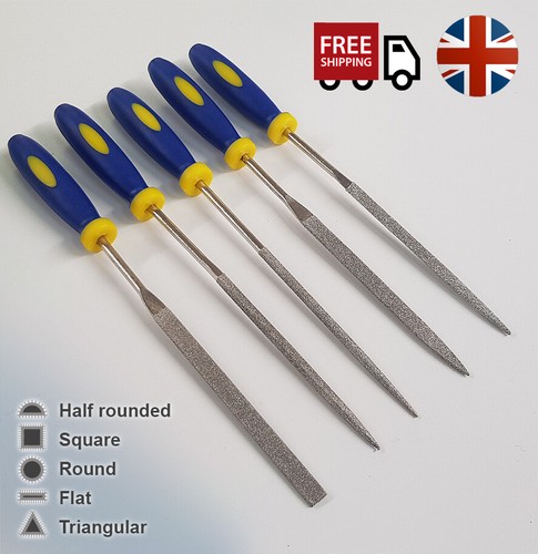 Diamond file set 5pc - set,