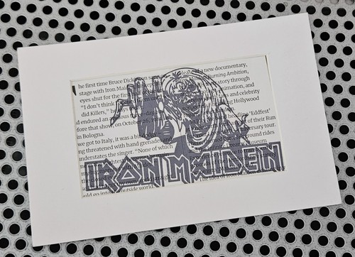 Iron maiden picture artwork - iron,