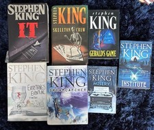 Large Collection Stephen King Hardback & Paperback Vintage Books Lot X 7