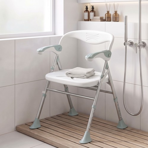 Foldable shower chair - shower,