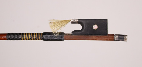 Silver mounted violin bow