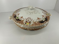 Burgess Bros Carlisle Ware - Casserole Dish with lid - Imari Style - colour