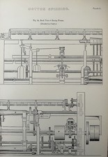 Antique Print 1870s Roving