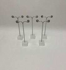 Set of Ten 13cm Acrylic Earring Stands (Jewellery Display) Earring Holder