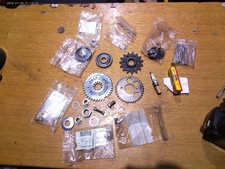 JOB LOT OF KTM 525 ENGINE SPARES FIXING CLIPS GEARS BOLTS BANJOS