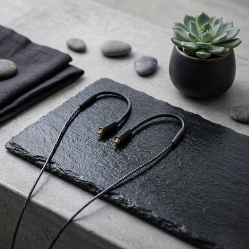 Black mmcx cable for - black,