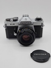 Asahi Pentax KM 35mm SLR Film Camera with SMC Pentax 50mm f/1.7 Lens – Near Mint