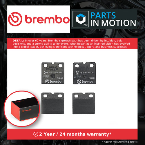 Brake pads set - pads, fits