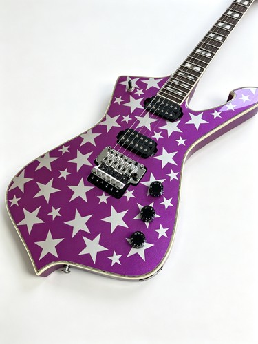 Custom purple electric guitar - purple,