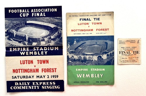 1959 cup final ticket - 1959, fa