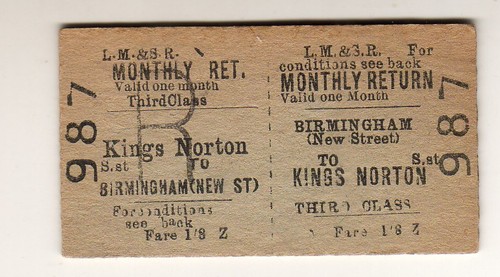 Railway ticket lmsr - railway,