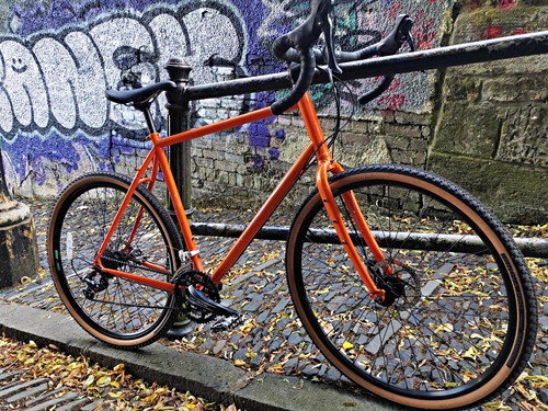 Orange 700c gravel bike drop - 700c,