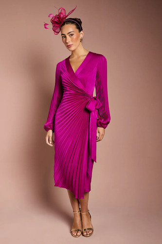 Coast berry midi dress - dress, womens