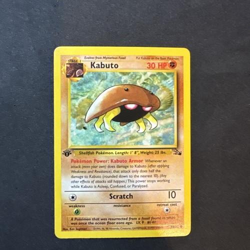 Pokémon tcg kabuto - pokémon,