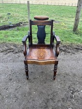 Victorian Barbers Chair / Victorian Armchair / Bentwood Armchair