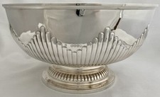 Victorian Silver Punch Bowl, London 1849 R & S Garrard & Co. 60 troy ounces.