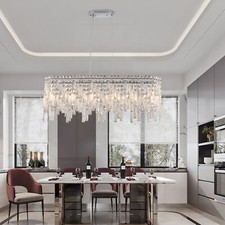35'' Modern Silver Rectangular
