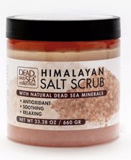 Dead Sea Collection Himalayan Salt Bath Body Scrub Large 660g 23oz
