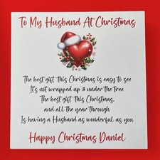 Personalised Husband Christmas