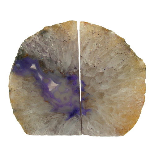 Purple agate and quartz - agate,