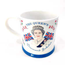 Cath Kidston The Queen's Diamond Jubilee Mug 1952-2012 Floral Nice *READ!*