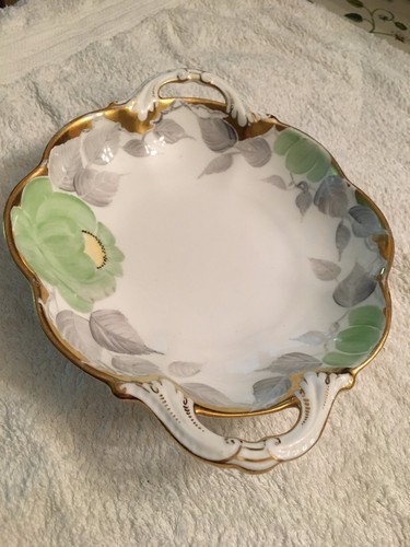 Coalport green leaves - coalport, antique