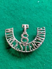 Rare Worcestershire Regiment Shoulder Title. Original not modern copy.