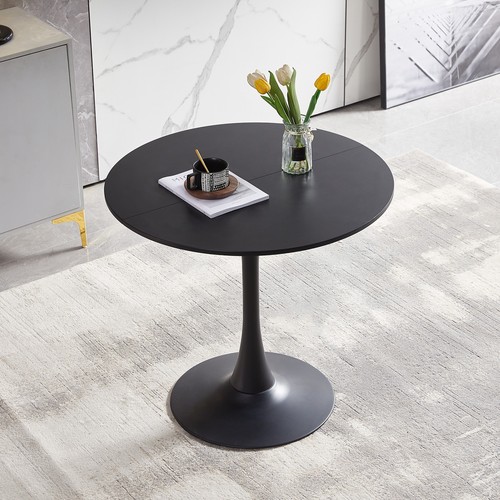 Modern round dining table 80cm - modern,
