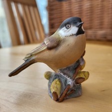 Royal Worcester Marsh Tit Bird