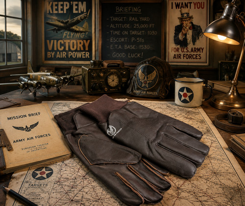 Usaaf type pilot leather - a-10,