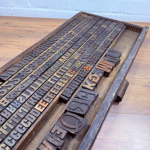 Antique wooden letterpress - wooden,