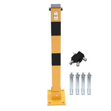 TOPWAY Car Parking Space Lock Bollard Yellow & Black Upper Lock