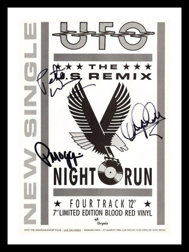Ufo entire band - entire, autographed