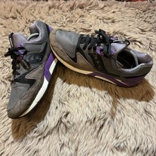 Saucony grid 9000 purple grey and black coloured size UK 10