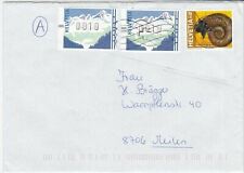 switzerland 1990s atm vending machine stamps cover ref 19249